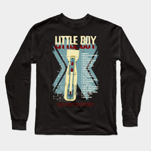 Little Boy Bomb Long Sleeve T-Shirt by Insomnia_Project